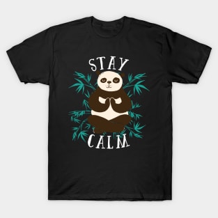 Stay Calm Panda T-Shirt